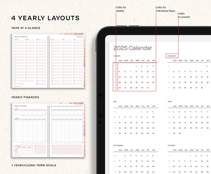 Digital Planner 2026 ADHD Digital Planner College Planner